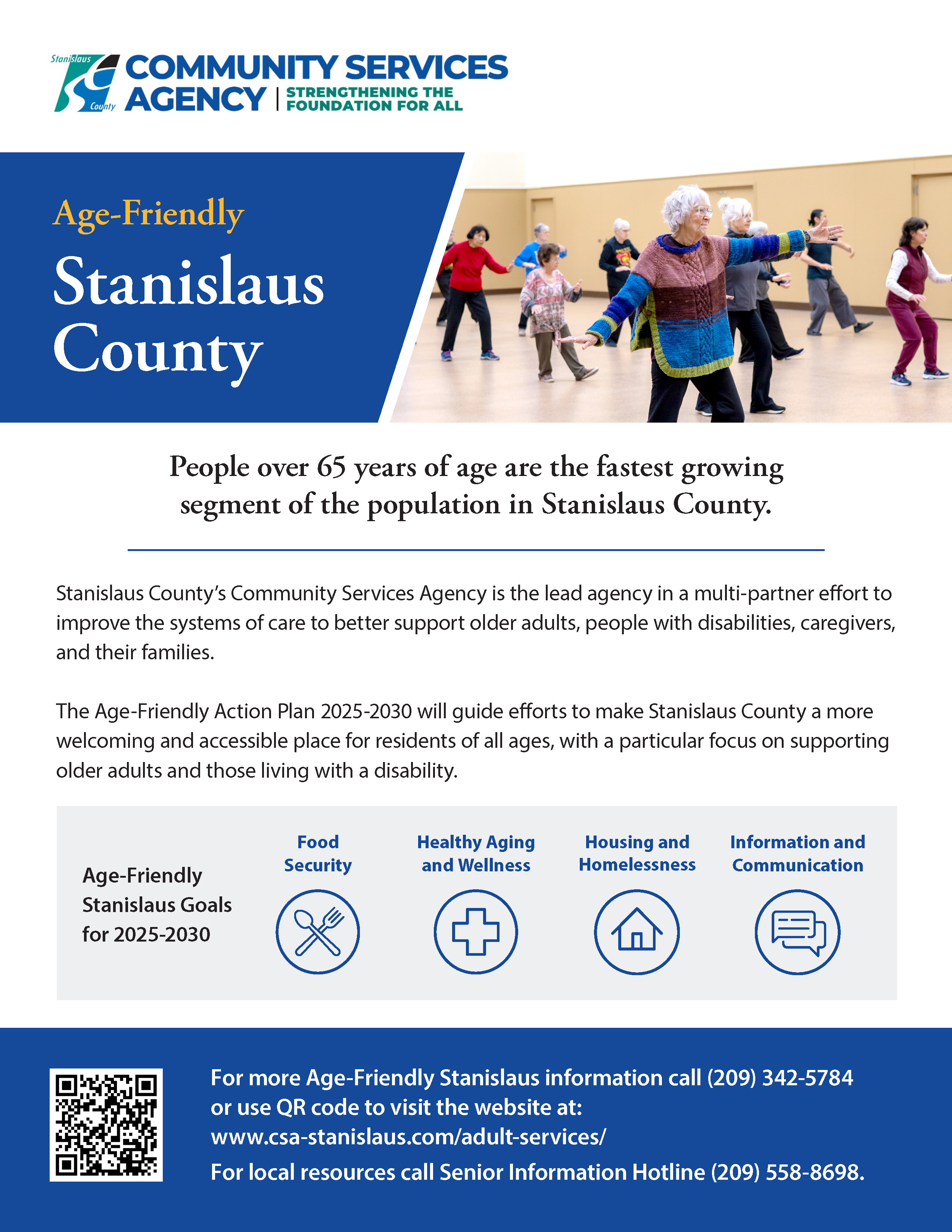 Age Friendly Stanislaus County Flyer